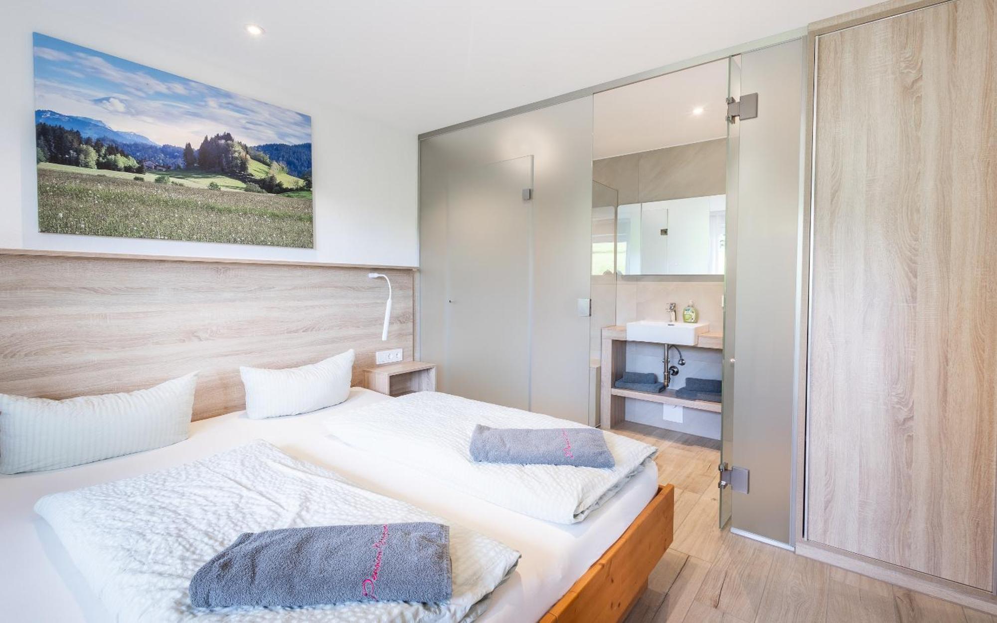 Ferienwohnungen Appartements Bergwald Scheidegg Kamer foto
