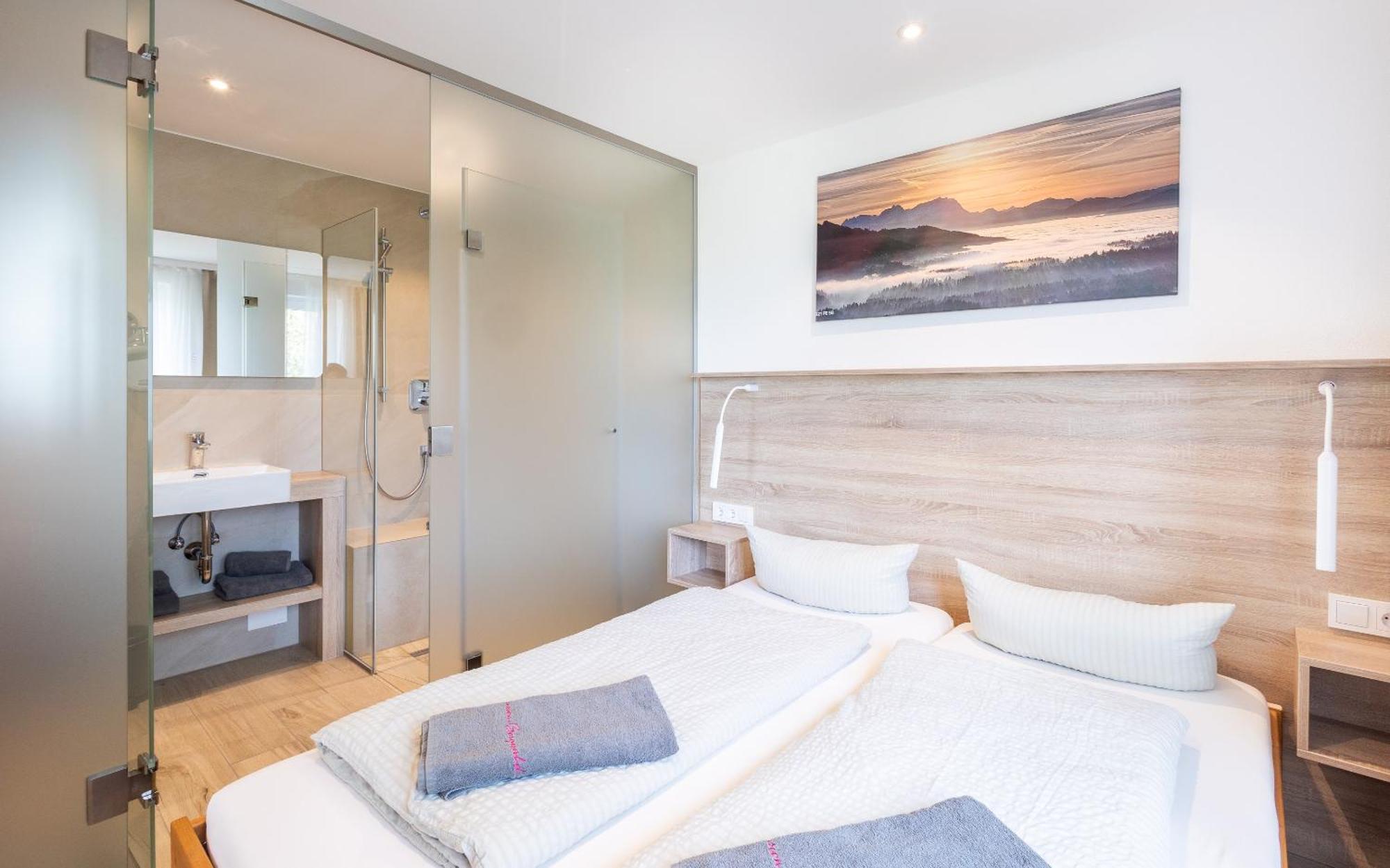 Ferienwohnungen Appartements Bergwald Scheidegg Kamer foto