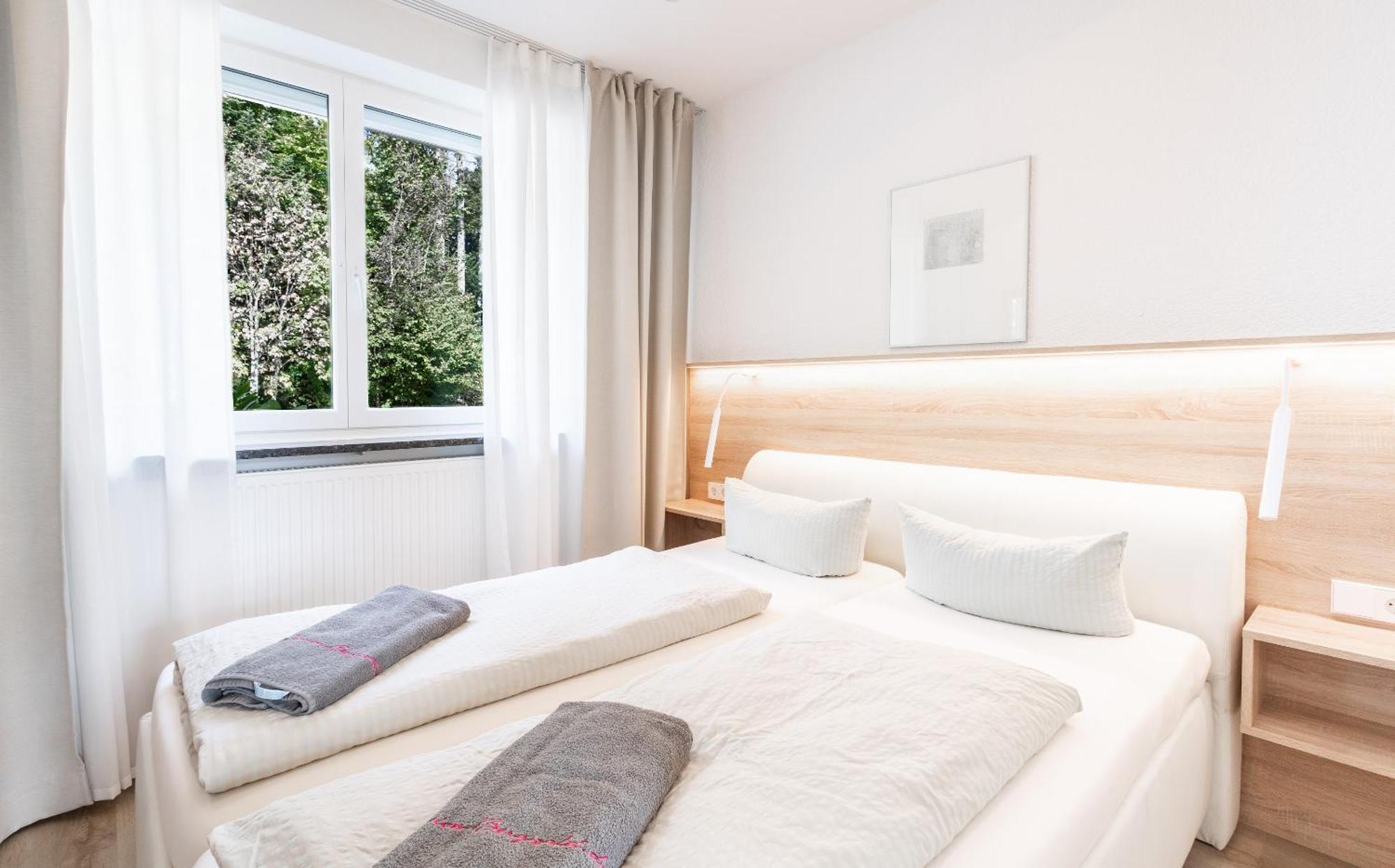 Ferienwohnungen Appartements Bergwald Scheidegg Buitenkant foto