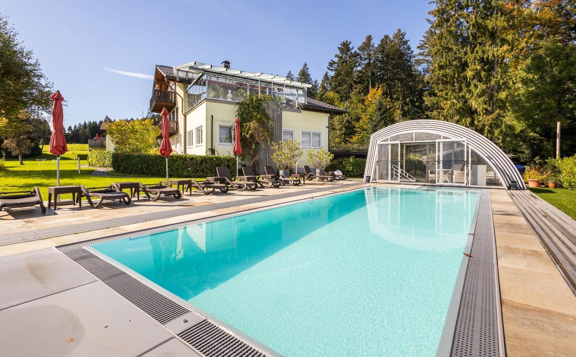 Ferienwohnungen Appartements Bergwald Scheidegg Buitenkant foto